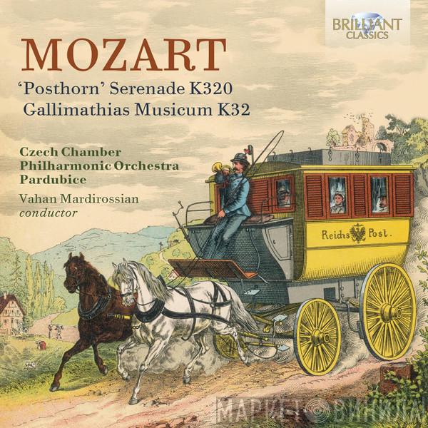 Wolfgang Amadeus Mozart, Komorní Filharmonie Pardubice, Vahan Mardirossian - 'Posthorn' Serenade K320, Gallimathias Musicum K32