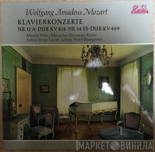 , Wolfgang Amadeus Mozart , Margrit Weber , Mieczyslaw Horszowski , Festival Strings Lucerne  Rudolf Baumgartner  - Klavierkonzerte KV414 - Nr.14 ES-DUR KV449
