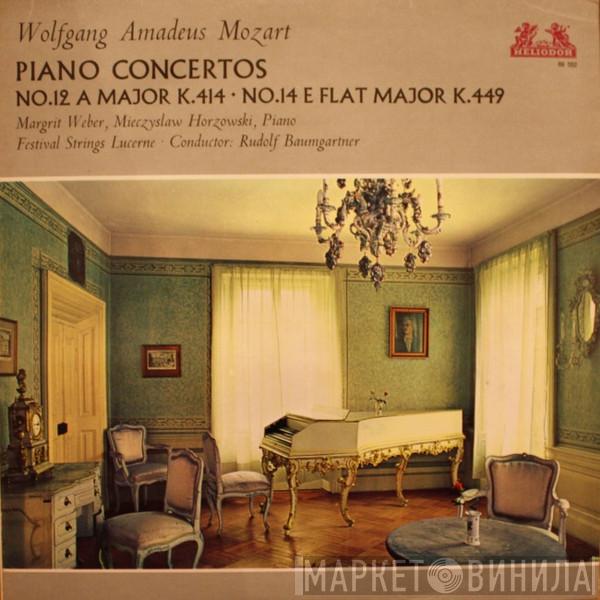 Wolfgang Amadeus Mozart, Margrit Weber, Mieczyslaw Horszowski, Festival Strings Lucerne, Rudolf Baumgartner - Piano Concertos (No.12 A-Major K414 - No.14 E Flat-Major K449)