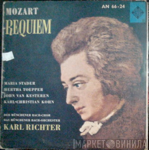 , Wolfgang Amadeus Mozart , Maria Stader , Hertha Töpper , John Van Kesteren , Karl Kohn , Münchener Bach-Chor , Münchener Bach-Orchester  Karl Richter  - Requiem