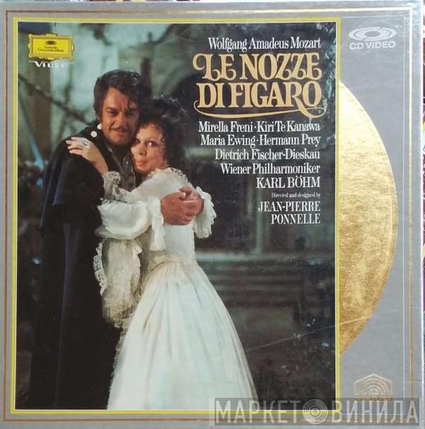 , Wolfgang Amadeus Mozart , Mirella Freni , Kiri Te Kanawa , Maria Ewing , Hermann Prey , Dietrich Fischer-Dieskau , Wiener Philharmoniker  Karl Böhm  - Le Nozze di Figaro