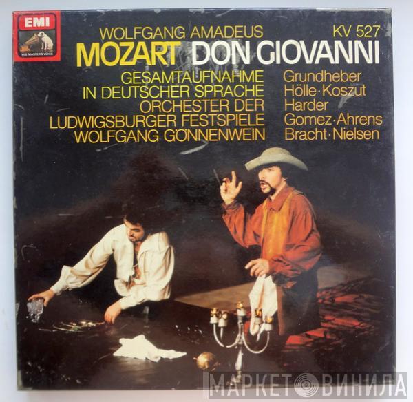 Wolfgang Amadeus Mozart, Orchester Der Ludwigsburger Schlossfestspiele, Wolfgang Gönnenwein, Franz Grundheber, Matthias Hölle, Urszula Koszut, Lutz-Michael Harder, Jill Gomez, Hans Georg Ahrens, Roland Bracht, Inga Nielsen - Don Giovanni KV 527 (Gesamtaufnahme In Deutscher Sprache)