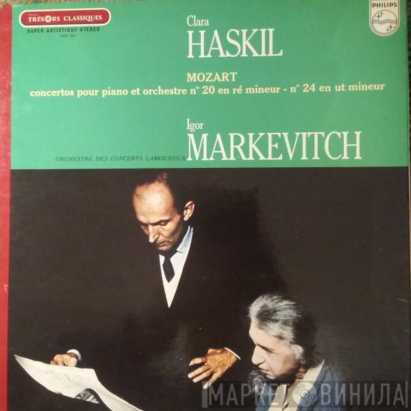 Wolfgang Amadeus Mozart, Orchestre Des Concerts Lamoureux, Clara Haskil, Igor Markevitch - Concertos Pour Piano Et Orchestre N° 20 En Ré Mineur - N° 24 En Ut Mineur