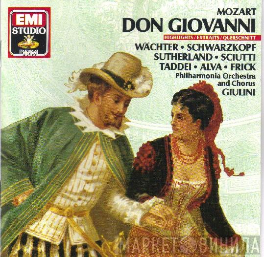 Wolfgang Amadeus Mozart, Philharmonia Orchestra, Carlo Maria Giulini - Don Giovanni (Extraits)