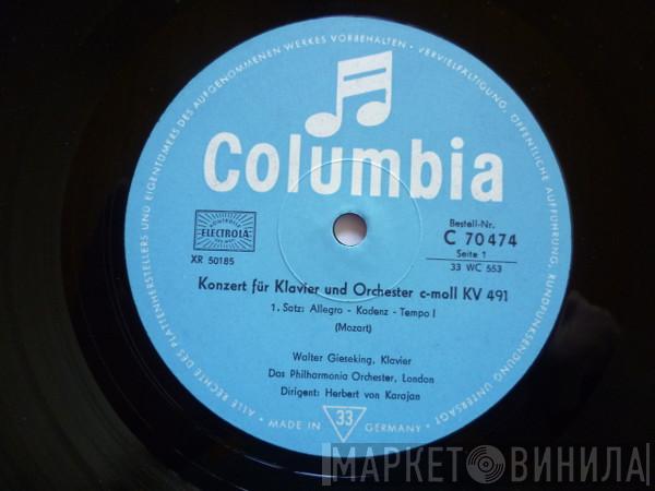 - Wolfgang Amadeus Mozart , Walter Gieseking , Philharmonia Orchestra  Herbert von Karajan  - Konzert Für Klavier Und Orchester C-Moll KV 491