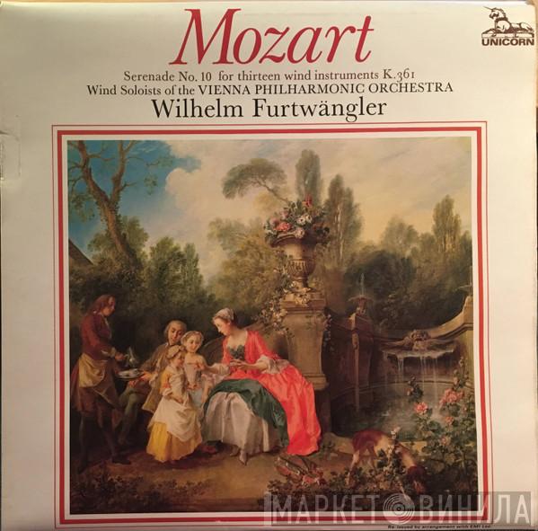 – Wolfgang Amadeus Mozart , Wilhelm Furtwängler  Solisten Der Wiener Philharmoniker  - Serenade Für Dreizehn Bläser