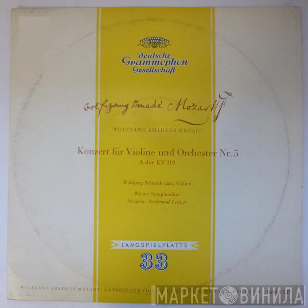- Wolfgang Amadeus Mozart , Wolfgang Schneiderhan , Ferdinand Leitner  Wiener Symphoniker  - Konzert Für Violine Und Orchester Nr.5  A-dur KV 219
