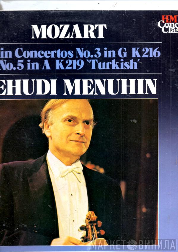Wolfgang Amadeus Mozart, Yehudi Menuhin, Bath Festival Chamber Orchestra - Violin Concertos Nos. 3 & 5