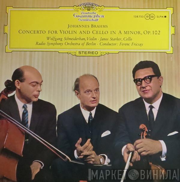 , Wolfgang Schneiderhan , Janos Starker , Ferenc Fricsay  Radio-Symphonie-Orchester Berlin  - Brahms • Double Concerto