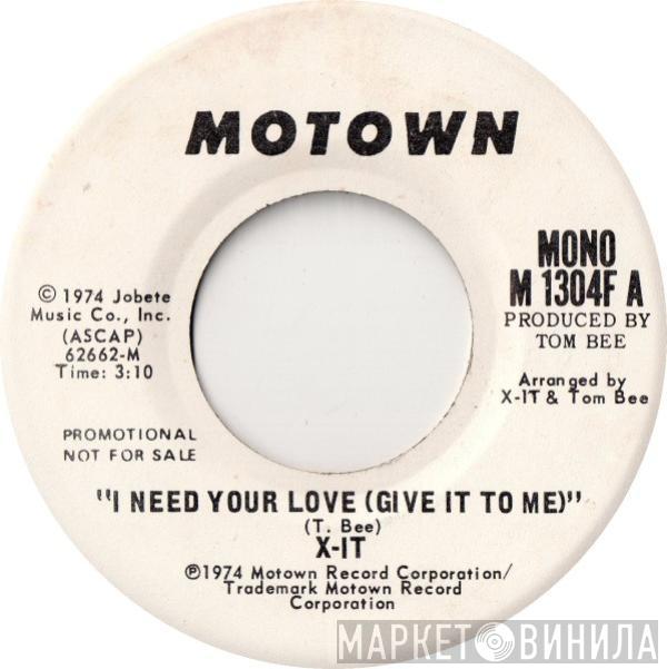 XIT  - I Need Your Love (Give It To Me)