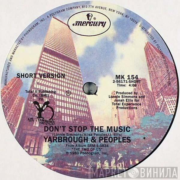  Yarbrough & Peoples  - Don't Stop The Music