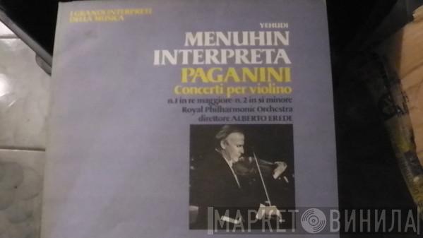  Yehudi Menuhin  - Interpreta Paganini - Concerti Per Violino N.1 In Re Maggiore - N. 2 In Si Minore