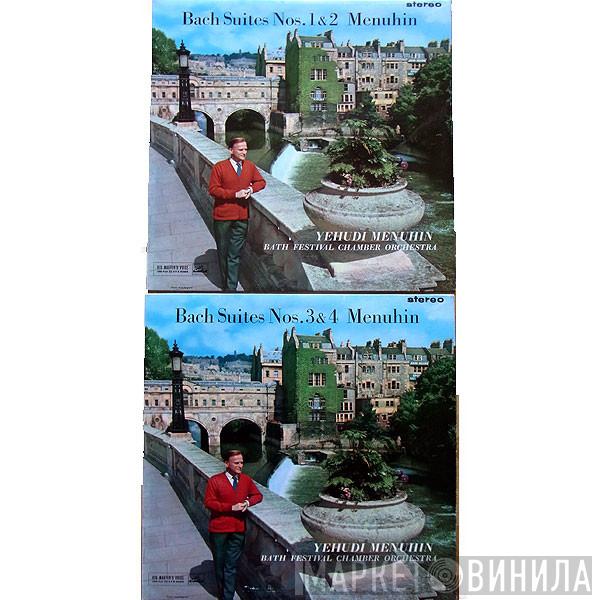 , Yehudi Menuhin , Johann Sebastian Bach  Bath Festival Chamber Orchestra  - Bach Suites Nos. 1 And 2 + 3 And 4 Menuhin