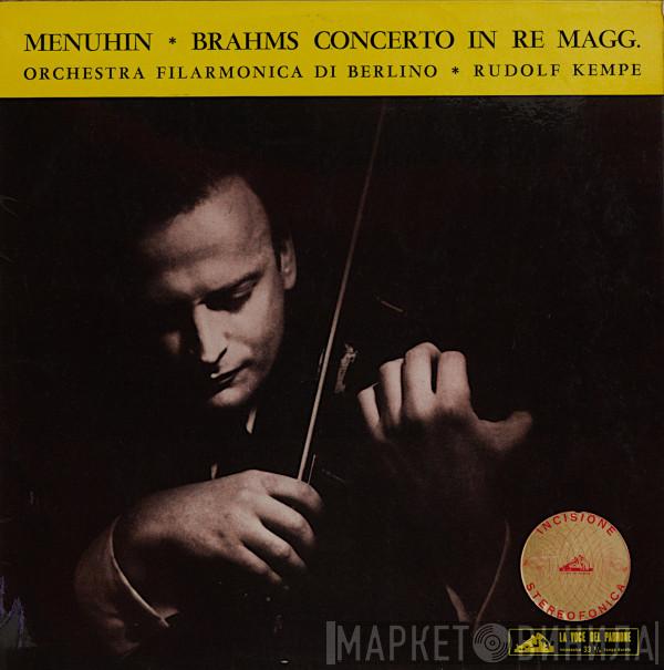 ✻ Yehudi Menuhin - Johannes Brahms ✻ Berliner Philharmoniker  Rudolf Kempe  - Concerto In Re Magg.