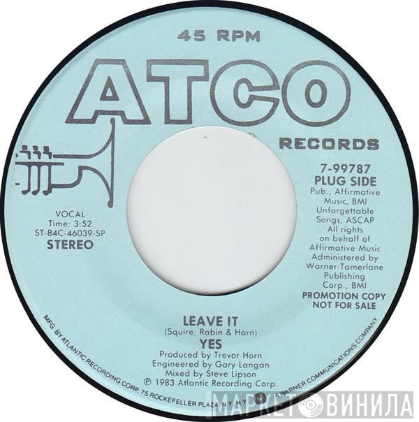  Yes  - Leave It