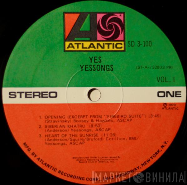  Yes  - Yessongs