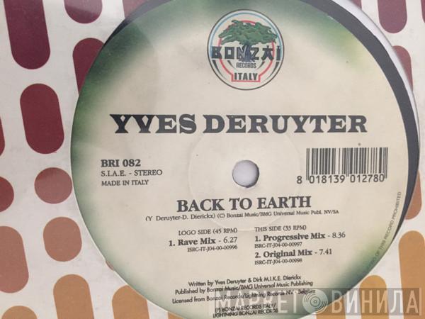  Yves Deruyter  - Back To Earth