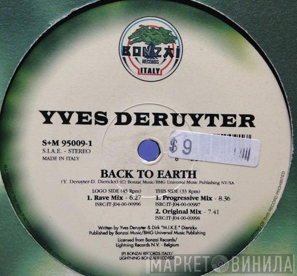  Yves Deruyter  - Back To Earth