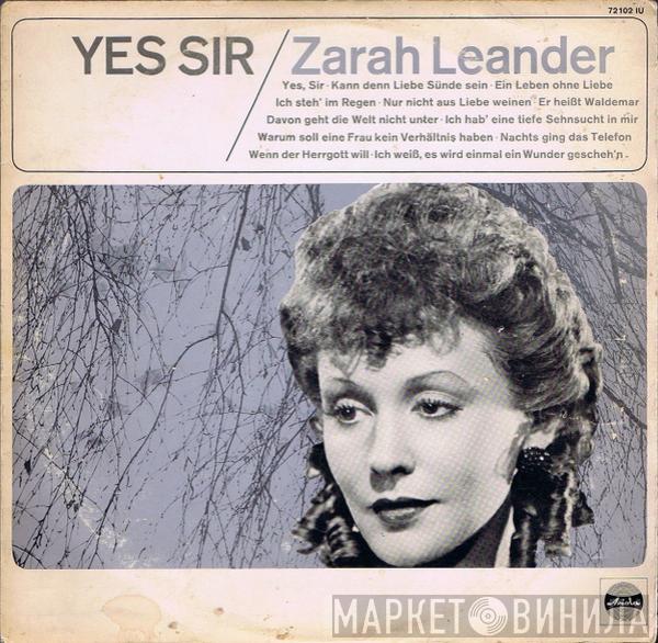  Zarah Leander  - Yes, Sir!