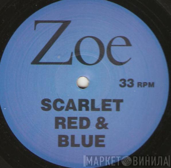 Zoë - Scarlet Red & Blue