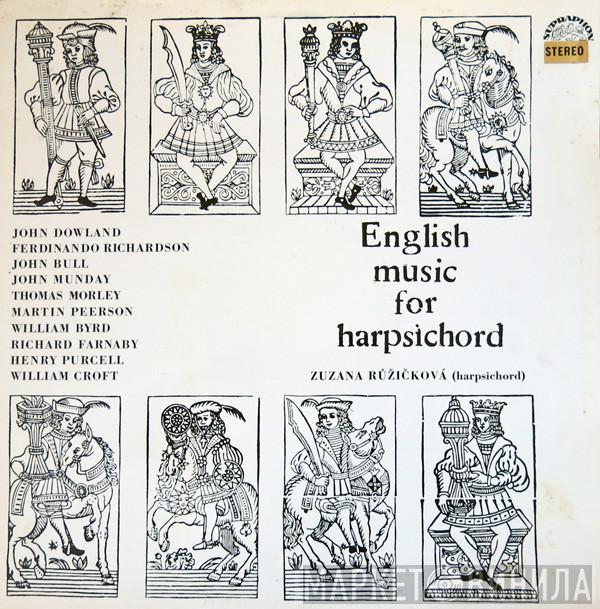  Zuzana Růžičková  - English Music For Harpsichord