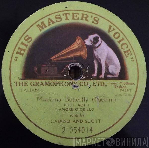 and Enrico Caruso  Antonio Scotti  - Madama Butterfly - Amore O Grillo