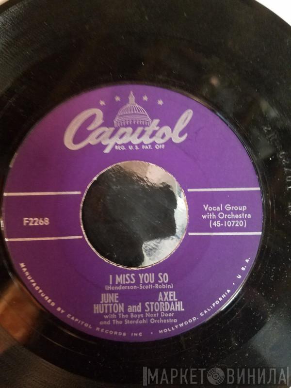 and June Hutton  Axel Stordahl  - I Miss You So / Keep It A Secret