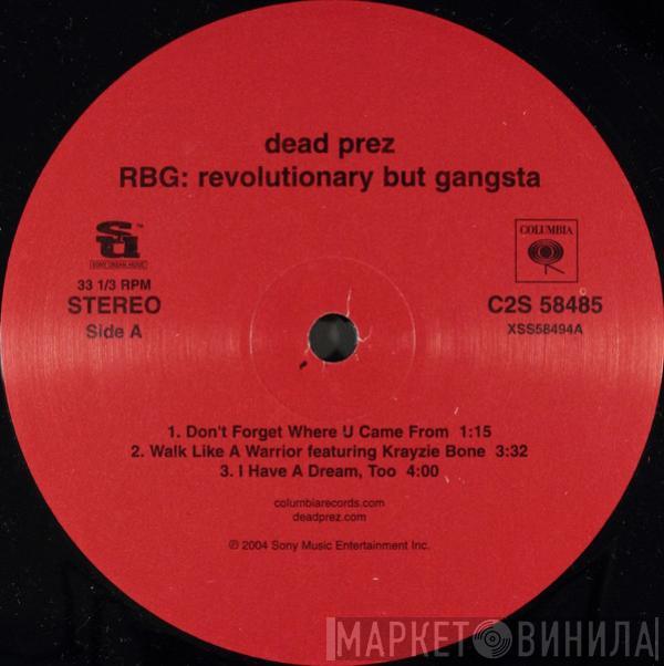 dead prez - RBG: Revolutionary But Gangsta