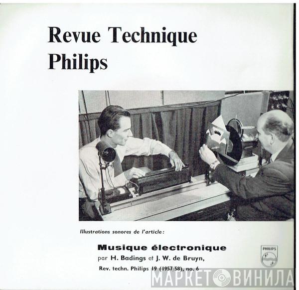 et Henk Badings  J.W. de Bruyn  - Revue Technique Philips 19 (1957/58), no. 6