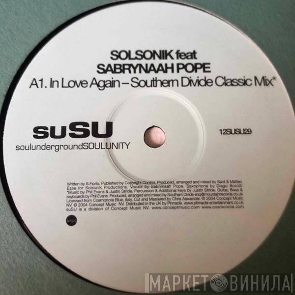 feat Solsonik  Sabrynaah Pope  - In Love Again