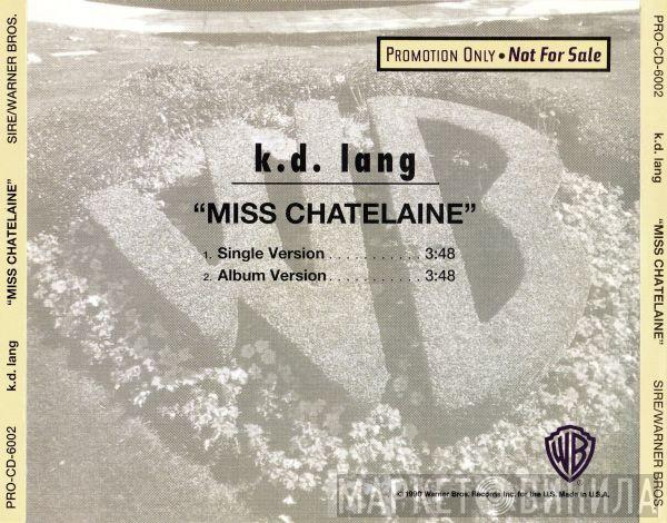 k.d. lang - Miss Chatelaine