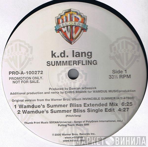  k.d. lang  - Summerfling