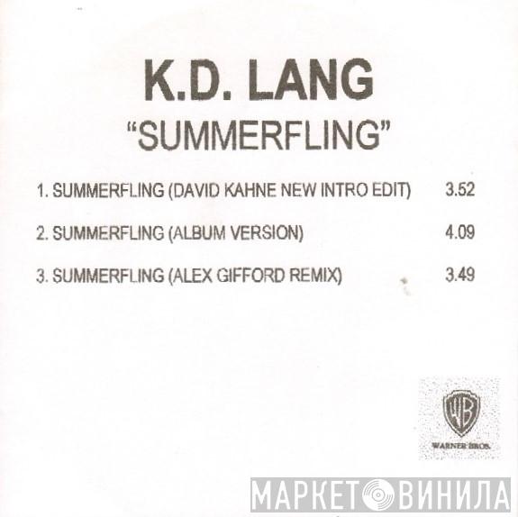  k.d. lang  - Summerfling