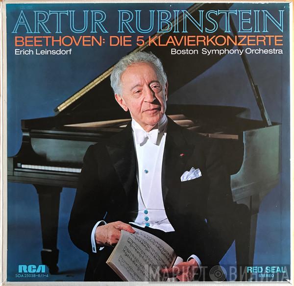 spielt Arthur Rubinstein  Ludwig van Beethoven  - Die 5 Klavierkonzerte
