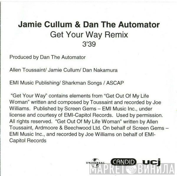 v Jamie Cullum  Dan The Automator  - Get Your Way