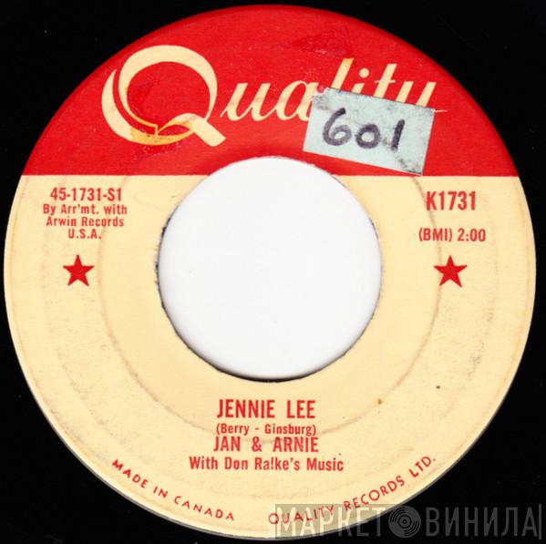 with Jan & Arnie  Don Ralke Orchestra  - Jennie Lee
