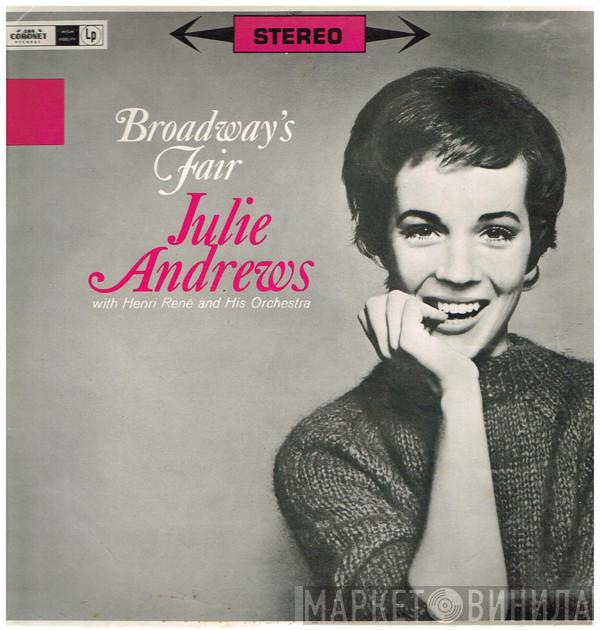 with Julie Andrews  Henri René And His Orchestra  - Broadway's Fair Julie