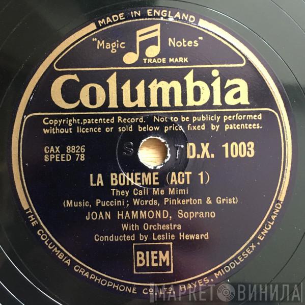 with Orchestra Conducted by Joan Hammond , Leslie Heward  Giacomo Puccini  - La Boheme (Act 1) They Call Me Mimi / Madame Butterfly (Act 2) One Fine Day