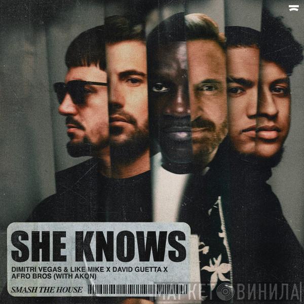 x Dimitri Vegas & Like Mike x David Guetta with Afro Bro's  Akon  - She Knows