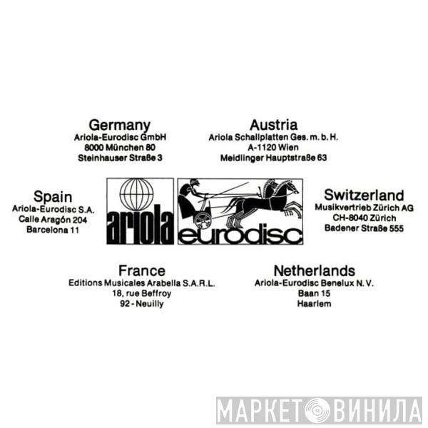 Ariola Eurodisc GmbH - Винил CD и Кассеты лейбла Ariola Eurodisc GmbH на сайте МаркетВинила