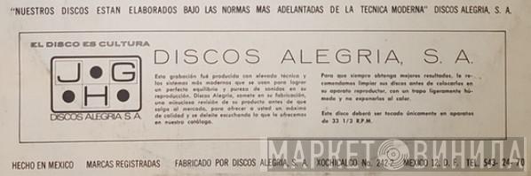 Discos Alegria, S.A. - Винил CD и Кассеты лейбла Discos Alegria, S.A. на сайте МаркетВинила