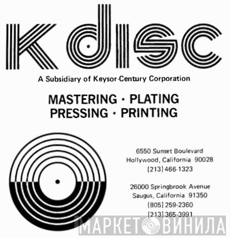 K Disc Mastering - Винил CD и Кассеты лейбла K Disc Mastering на сайте МаркетВинила