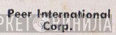Peer International Corp. - Винил CD и Кассеты лейбла Peer International Corp. на сайте МаркетВинила