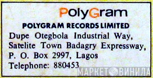 Polygram Records Ltd. Nigeria - Винил CD и Кассеты лейбла Polygram Records Ltd. Nigeria на сайте МаркетВинила