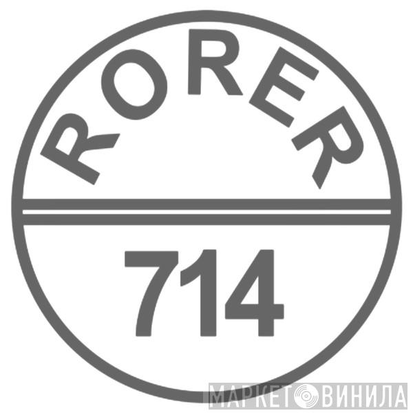 RORER 714 - Винил CD и Кассеты лейбла RORER 714 на сайте МаркетВинила