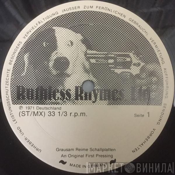 Ruthless Rhymes, Ltd. - Винил CD и Кассеты лейбла Ruthless Rhymes, Ltd. на сайте МаркетВинила