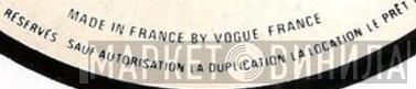 Vogue France - Винил CD и Кассеты лейбла Vogue France на сайте МаркетВинила