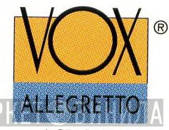 Vox Allegretto - Винил CD и Кассеты лейбла Vox Allegretto на сайте МаркетВинила
